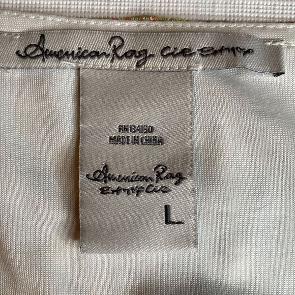 American Rag Top Blouse Grand Canyon Ruffled Blouse Top - Picture 10 of 16